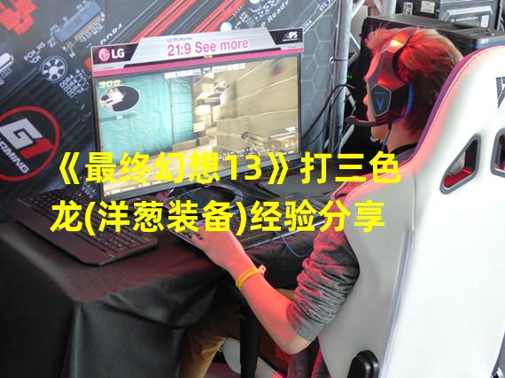 《最终幻想13》打三色龙(洋葱装备)经验分享